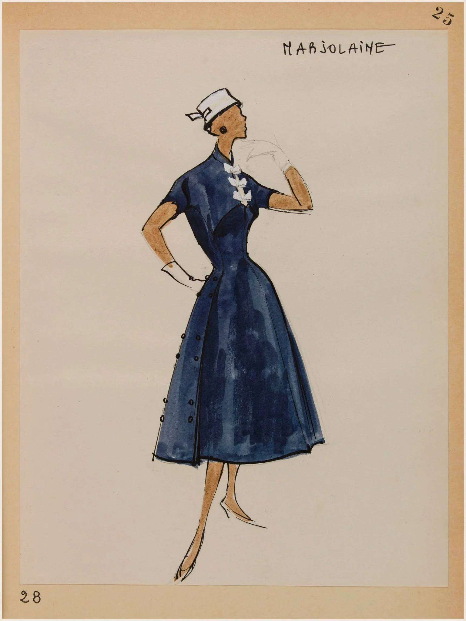 Marjolaine, by Carven, 1956