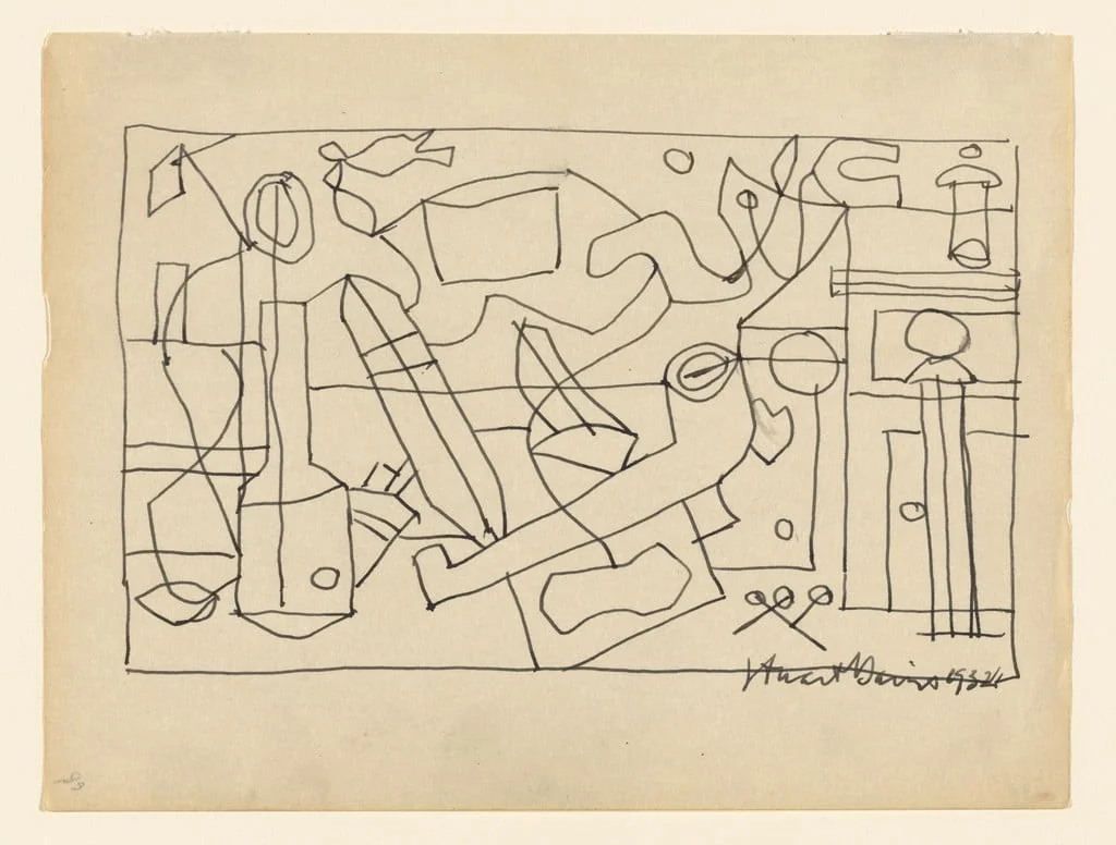 Untitled, by Davis, ink, 1932