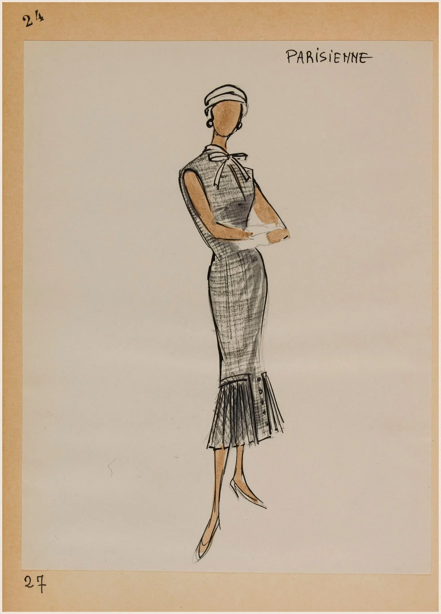Parisienne, by Carven, 1956