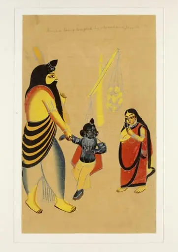 Krishna, Narada and Jasoda