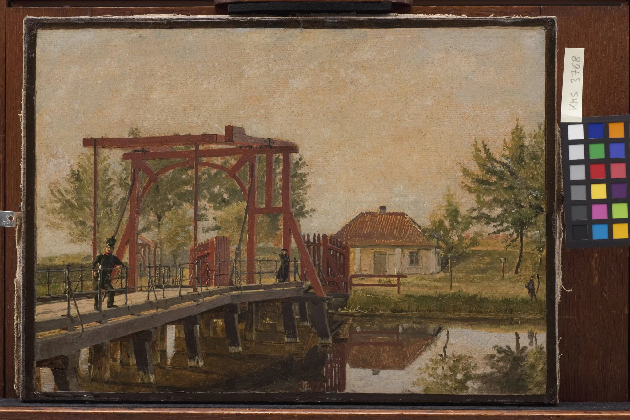 The Northern Drawbridge to the Citadel in Copenhagen, by Unknown, 1837