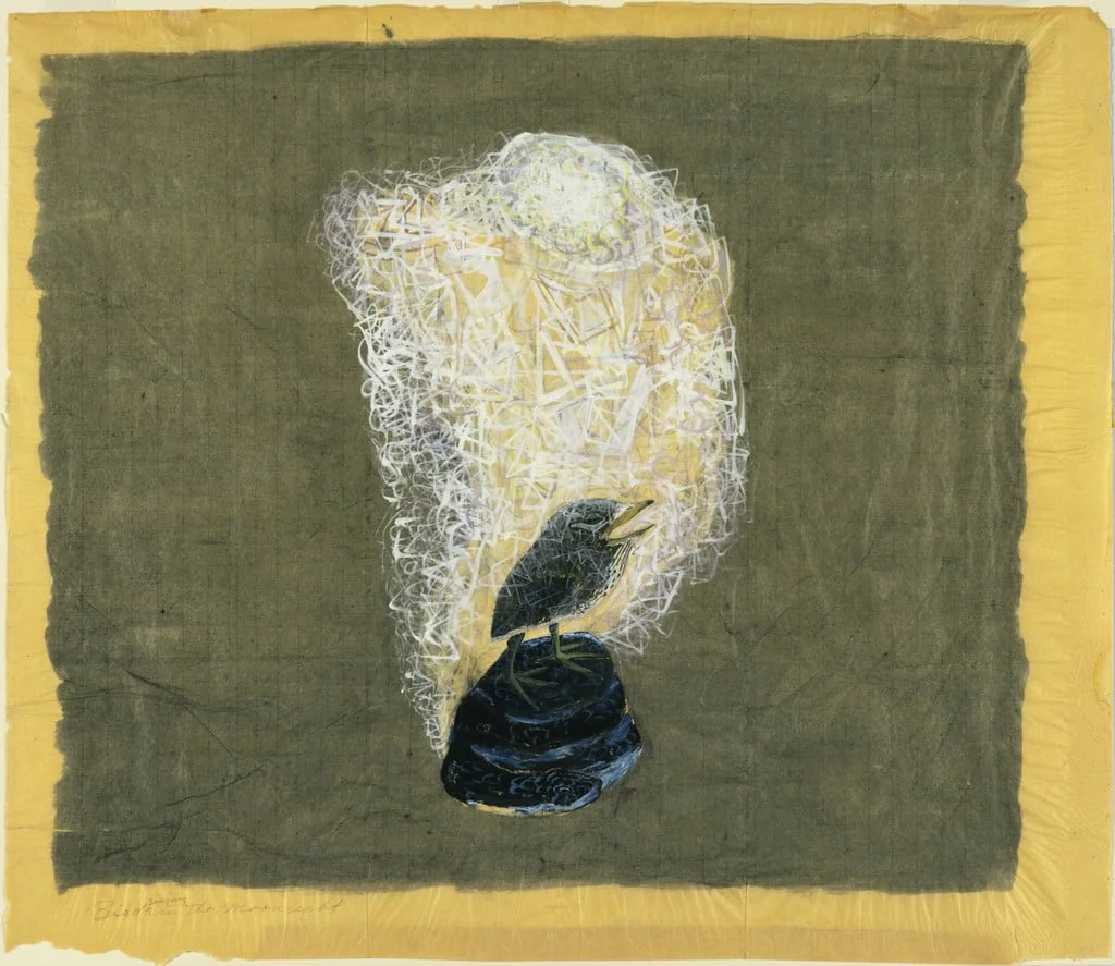 Untitled, by Morris Graves, tempera, 1938