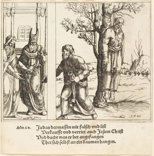 Judas Returns the Thirty Pieces of Silver