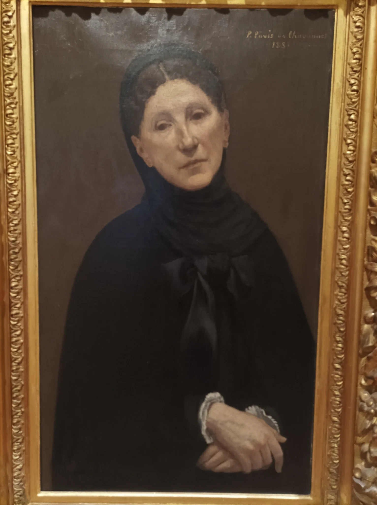 Portrait de Mme Puvis de Chavannes, née Princesse Cantacuzène, by Pierre Puvis de Chavannes, oil, 1892