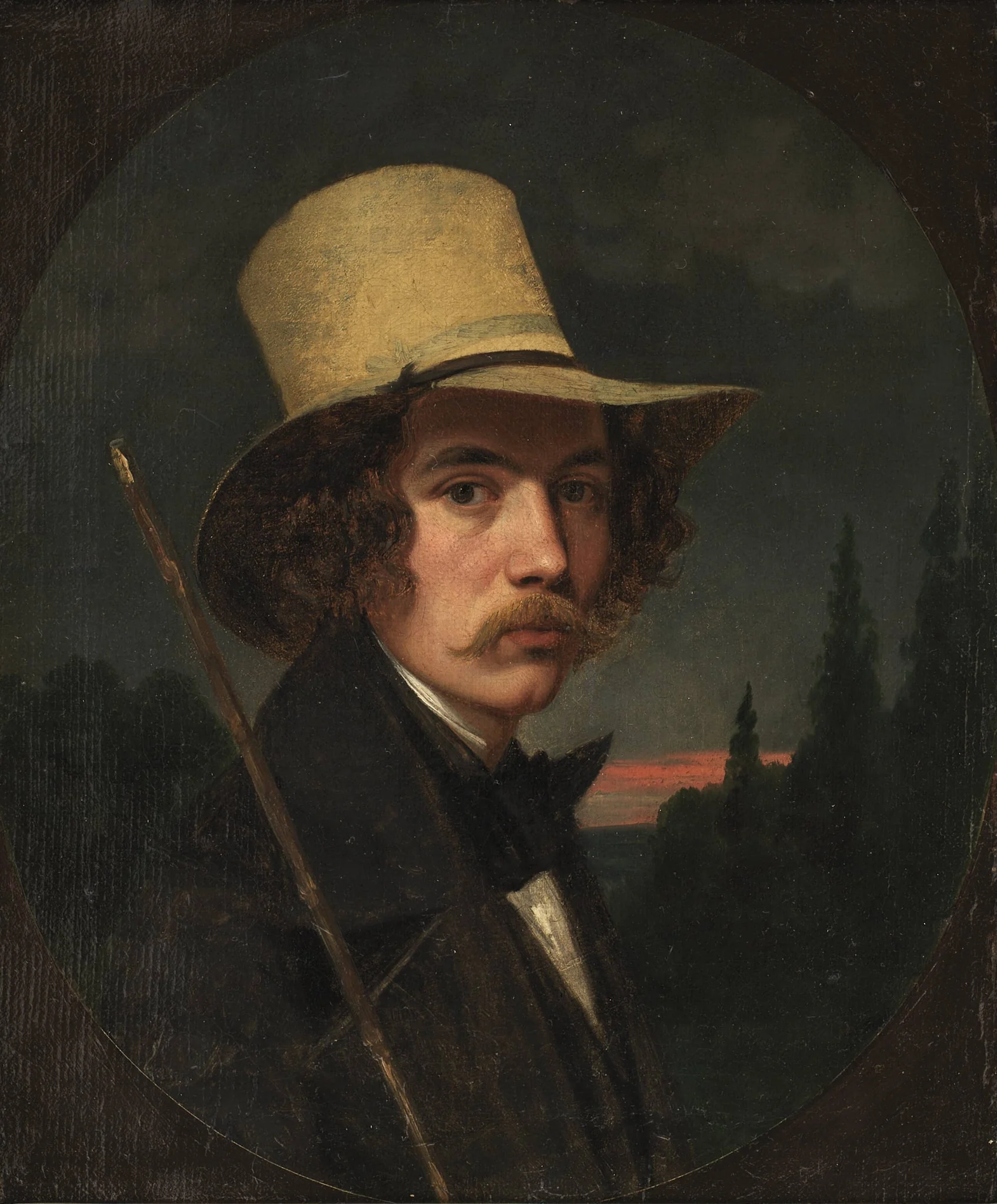 Selvportræt, by Unknown, 1850
