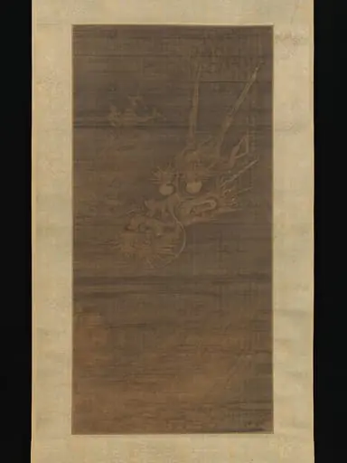 元   佚名   墨龍圖   軸|Dragon