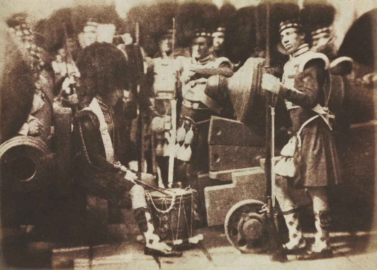 Scots Guards at Edinburgh Castle, by David Octavius Hill, 1846