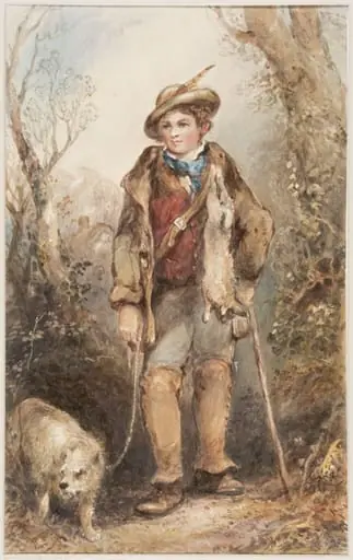 Boy with Rabbits