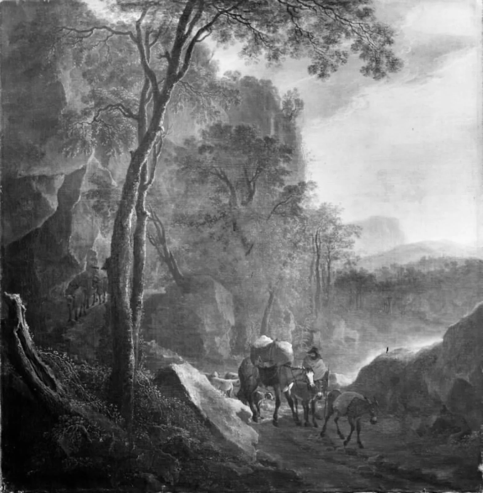 Southern Landscape, by Unknown, unspecified, 1642