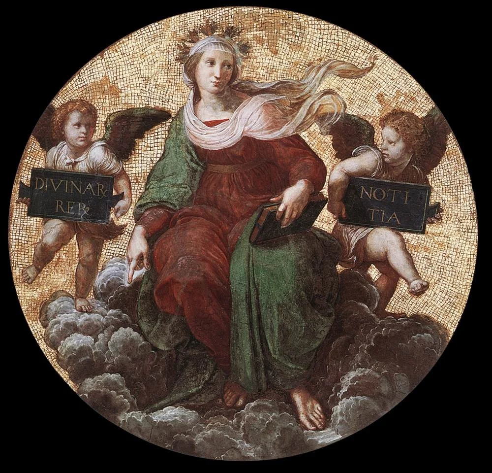 Theology, by Raphael, fresco, 1508