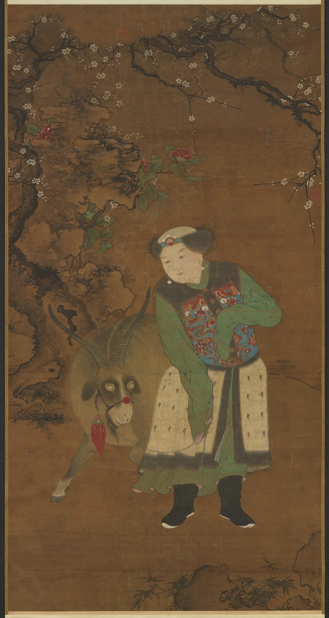 Boy and Goat