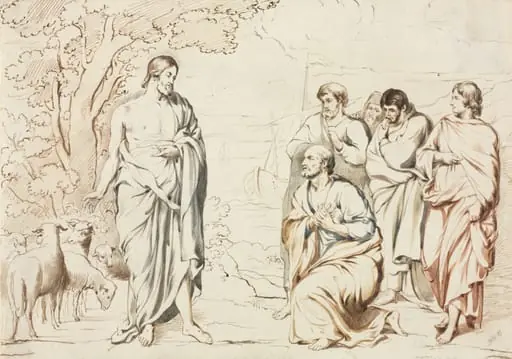 Christ and His Disciples