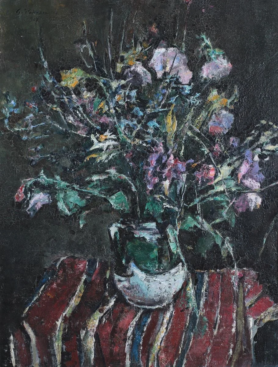 Ulcică cu flori de câmp, by Gheorghe Petrașcu, 1920