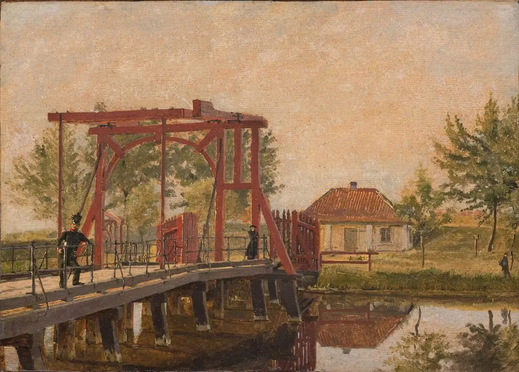 The Northern Drawbridge to the Citadel in Copenhagen