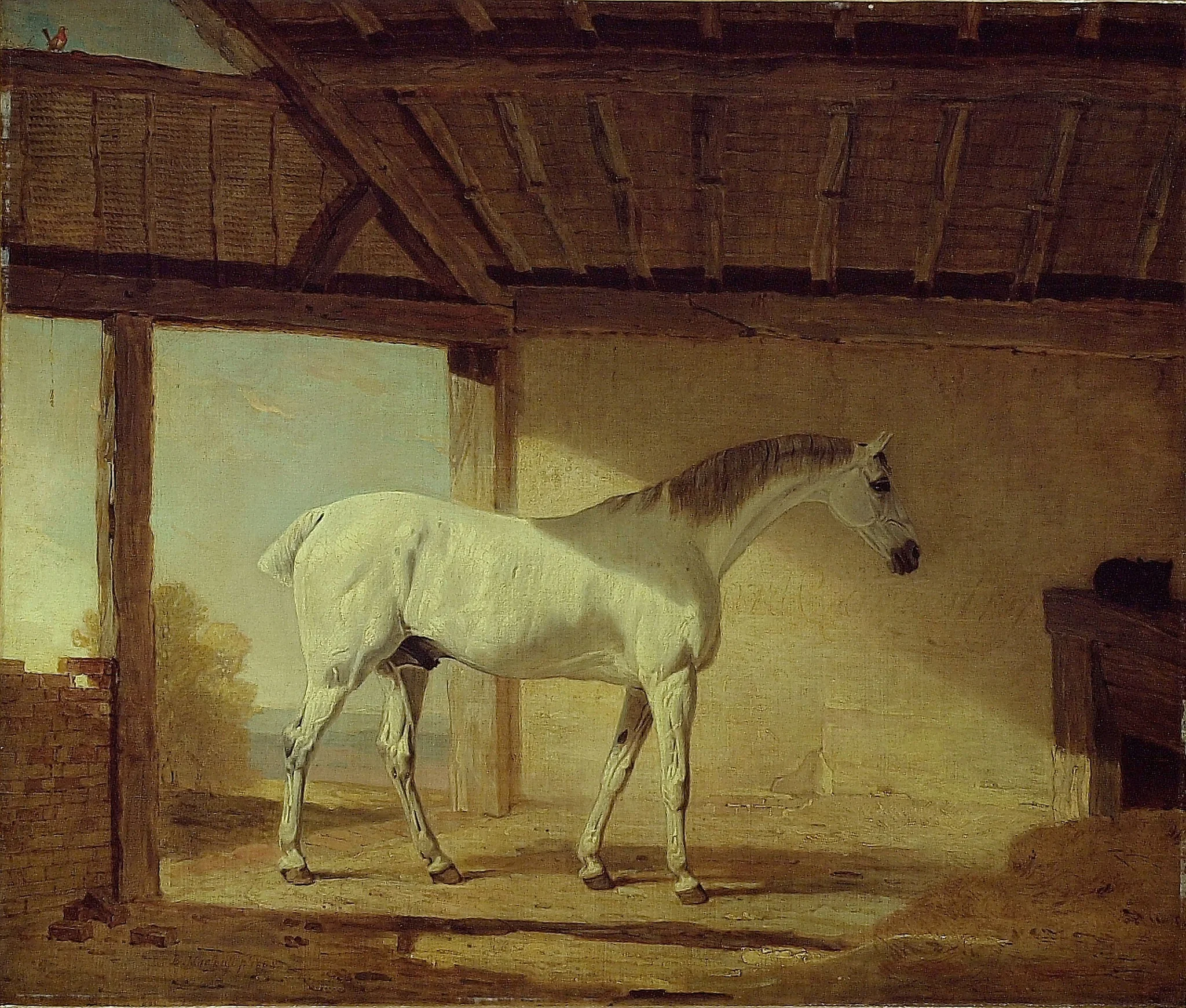 The Earl of Coventry's Horse, by Benjamin Marshall, oil, 1805