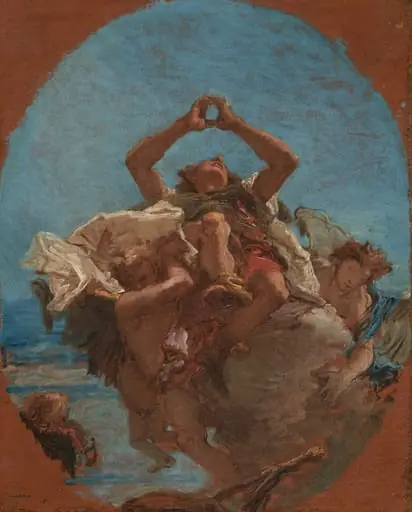 Saint Roch Carried to Heaven by Angels