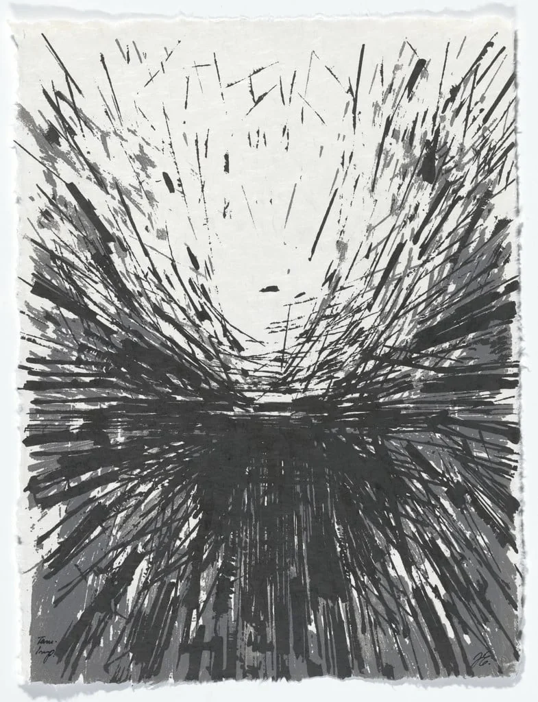 Untitled, by Jules Engel, ink, 1960