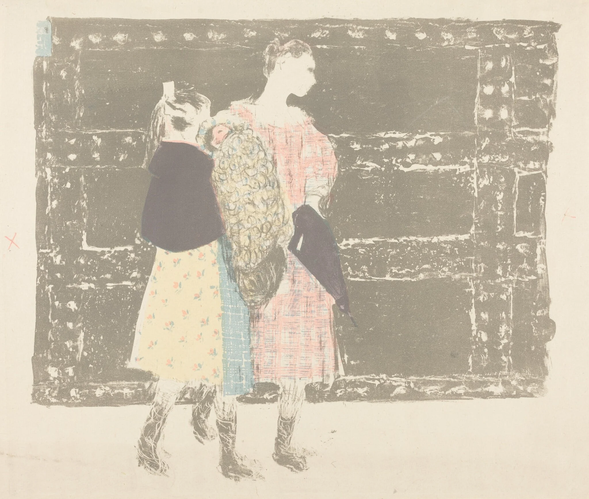 On the "Pont de l'Europe", by Édouard Vuillard, ink, 1898