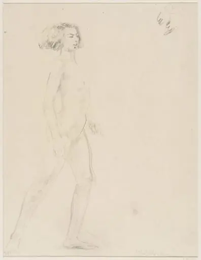 Study for the central figure in 'To the Land of Ecstasy'