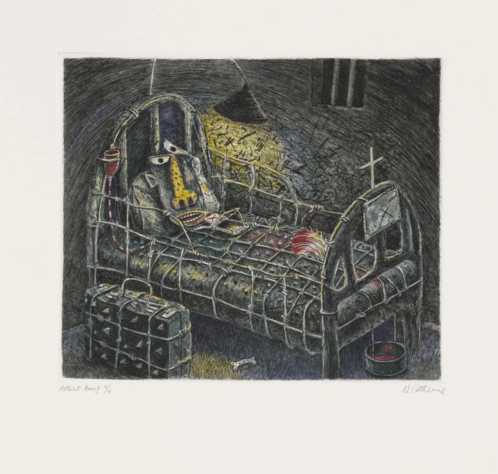 Untitled, by Norman Catherine, watercolor, 1988