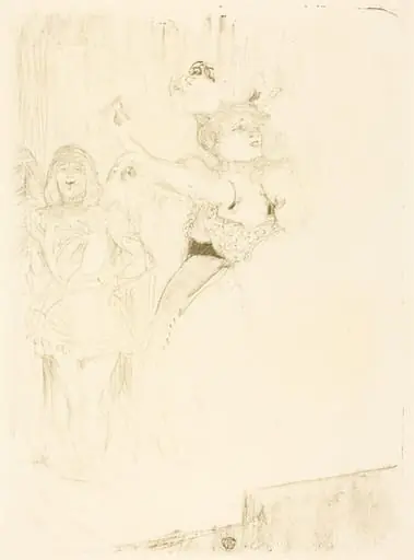 Lender Dancing the Bolero in "Chilperic"  (Lender dansant le pas du boléro dans "Chilpéric")