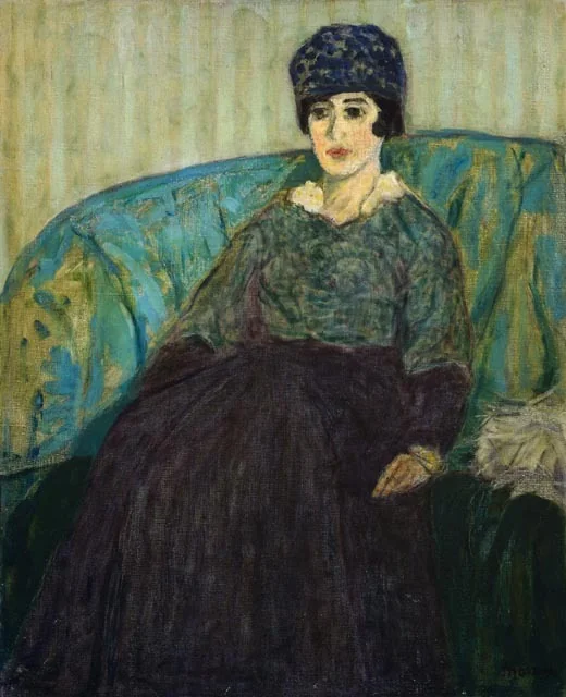Blanche Baume, by James Wilson Morrice, oil, 1911