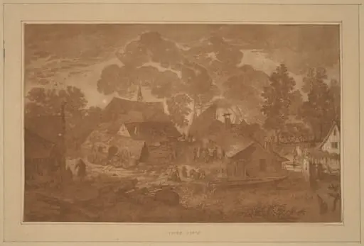 Village with Pond