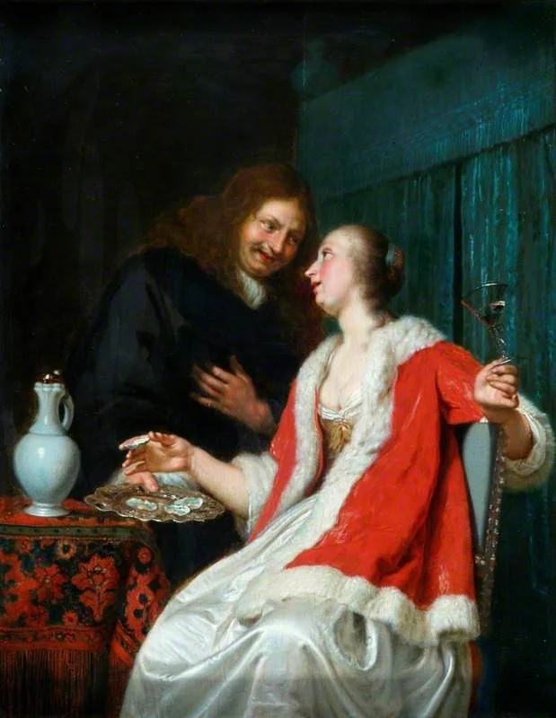 Interior: A Gentleman Offering Oysters to a Lady