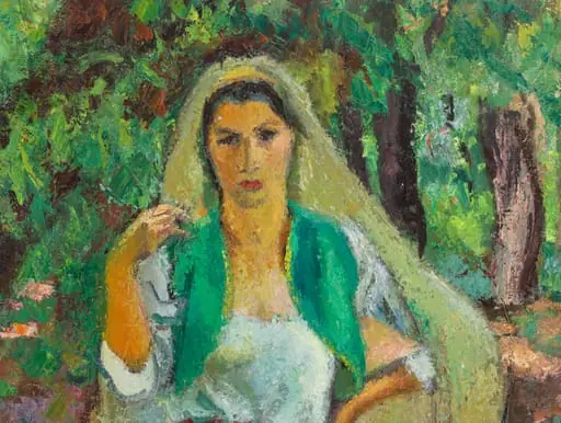 Turcoaică în plein-air - Paulina