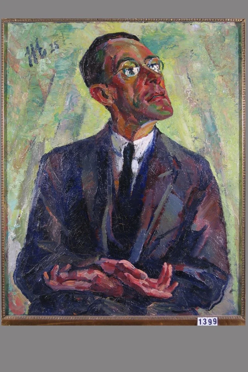 Pictorul Fritz Kimm, by Hans Eder, 1929