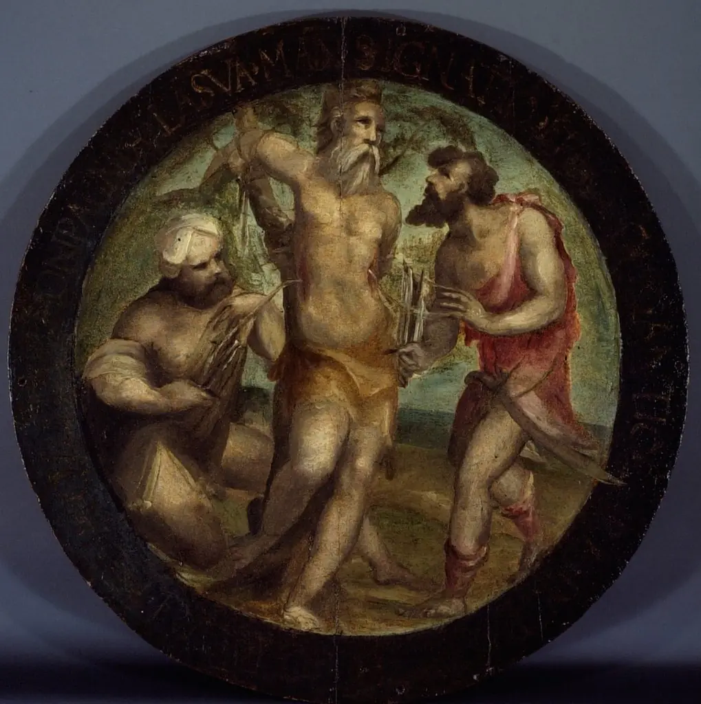 Saint Ignatius of Antioch Disemboweled by Trajan's Torturers
