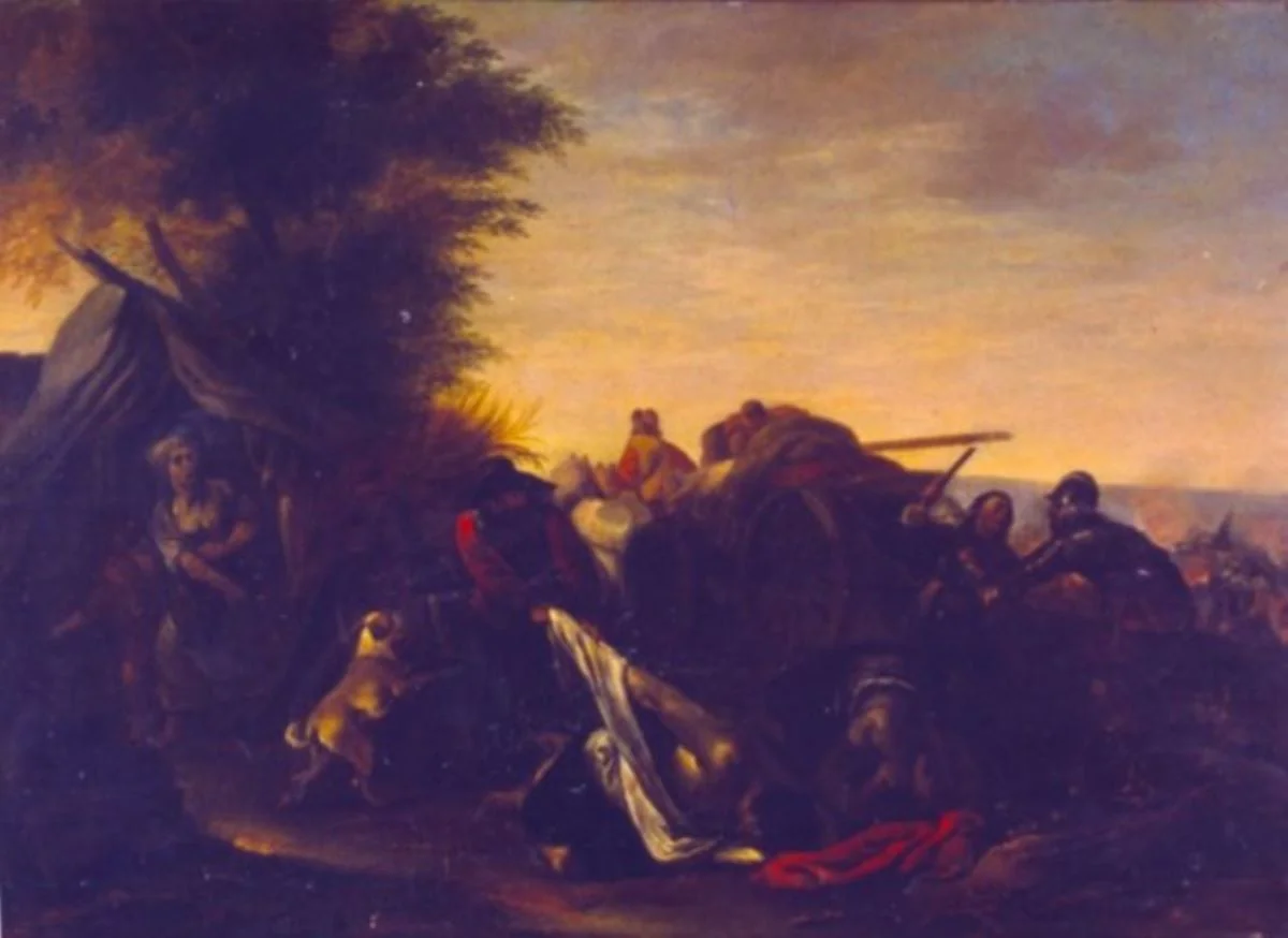 Atac la drumul mare, by Aelbert Cuyp, unspecified, 1650