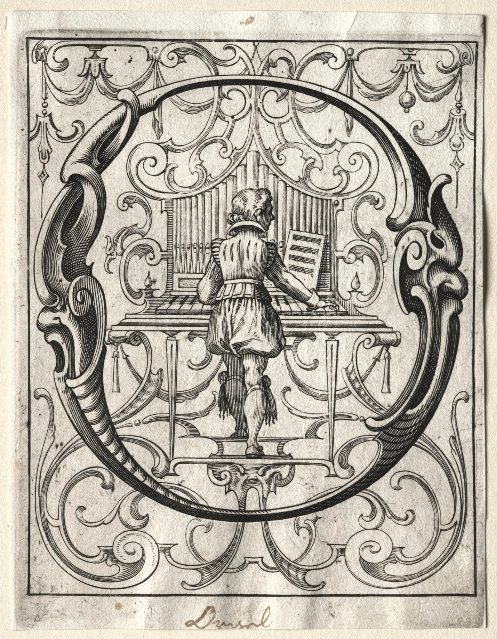 New ABC Booklet:  O, by Lucas Kilian, 1627
