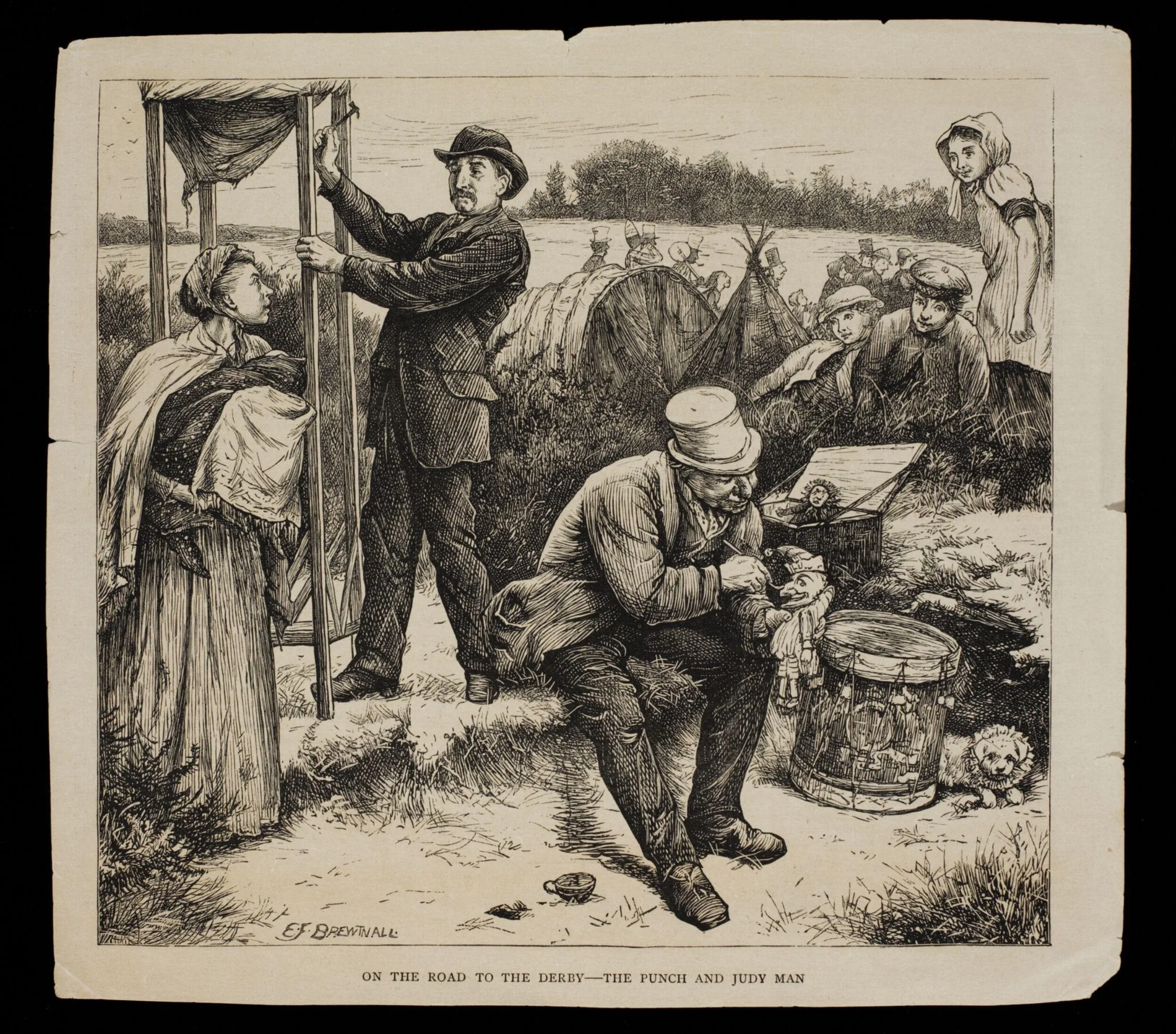 George Speaight Punch & Judy Collection, by E.F. Brewtnall, 1870