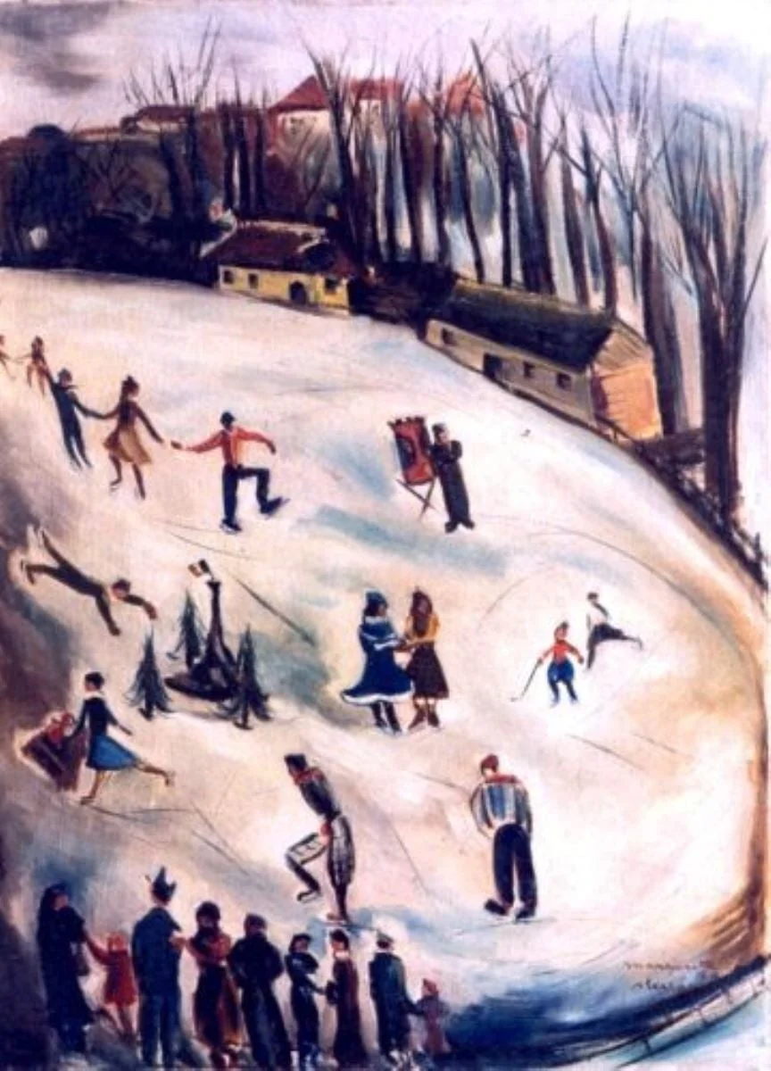 Patinaj, by Margareta Sterian, unspecified, 1932