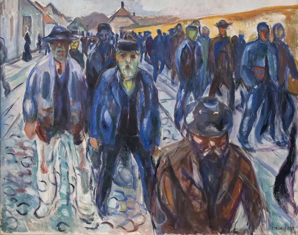 Workers on their Way Home