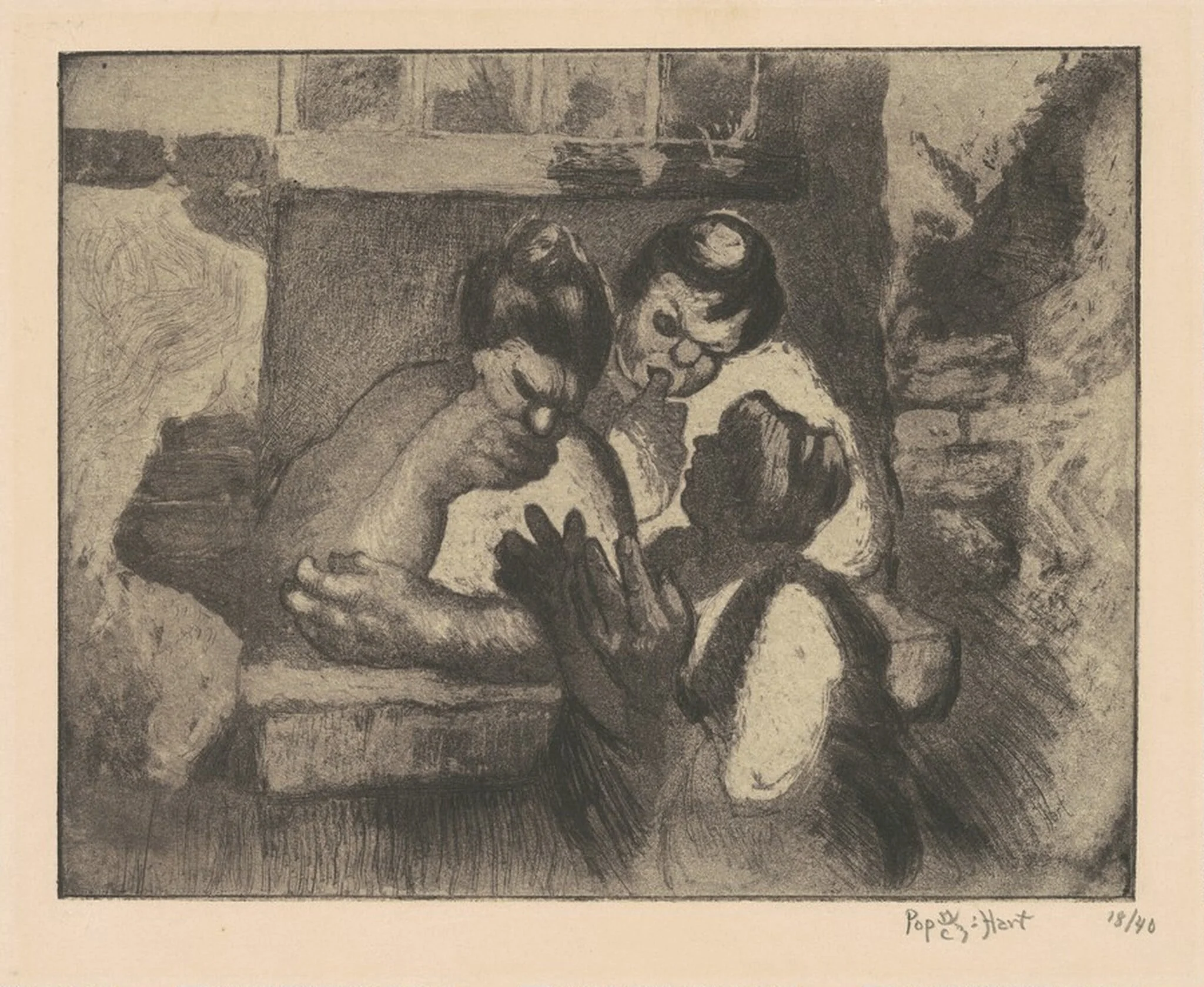 Broadcasting Station, by George Overbury Hart, ink, 1926