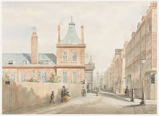 West View of Old Montague House