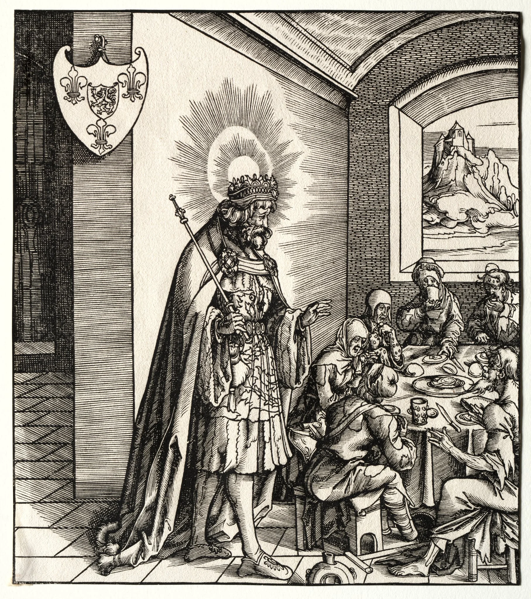 Saints Connected with the House of Habsburg:  A General Account of the Ancestry of Emperor Maximilian I, by Leonhard Beck, 1521