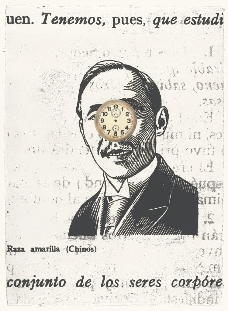 Untitled, by Maurice Rheims Jaume Plensa, ink, 1991