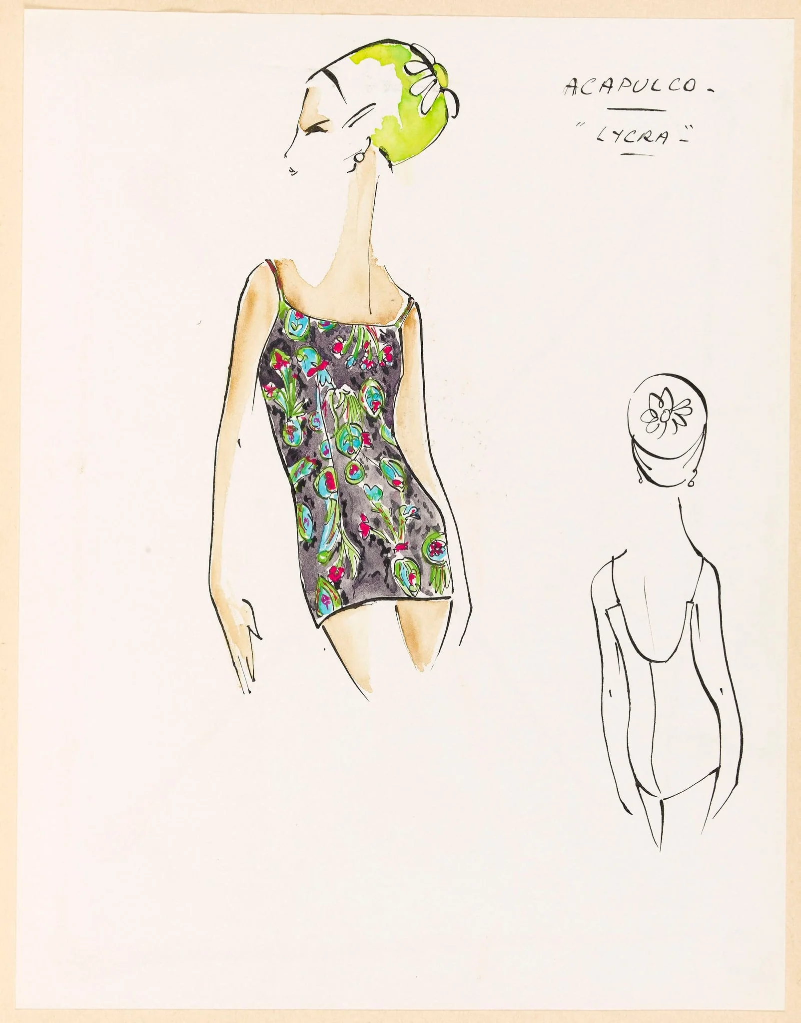 Acapulco Lycra, by Marie-Louise Carven, 1964