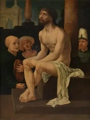 Christ sitting on the Cold Stone