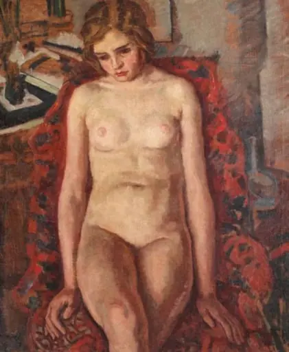 Nud pe fotoliu