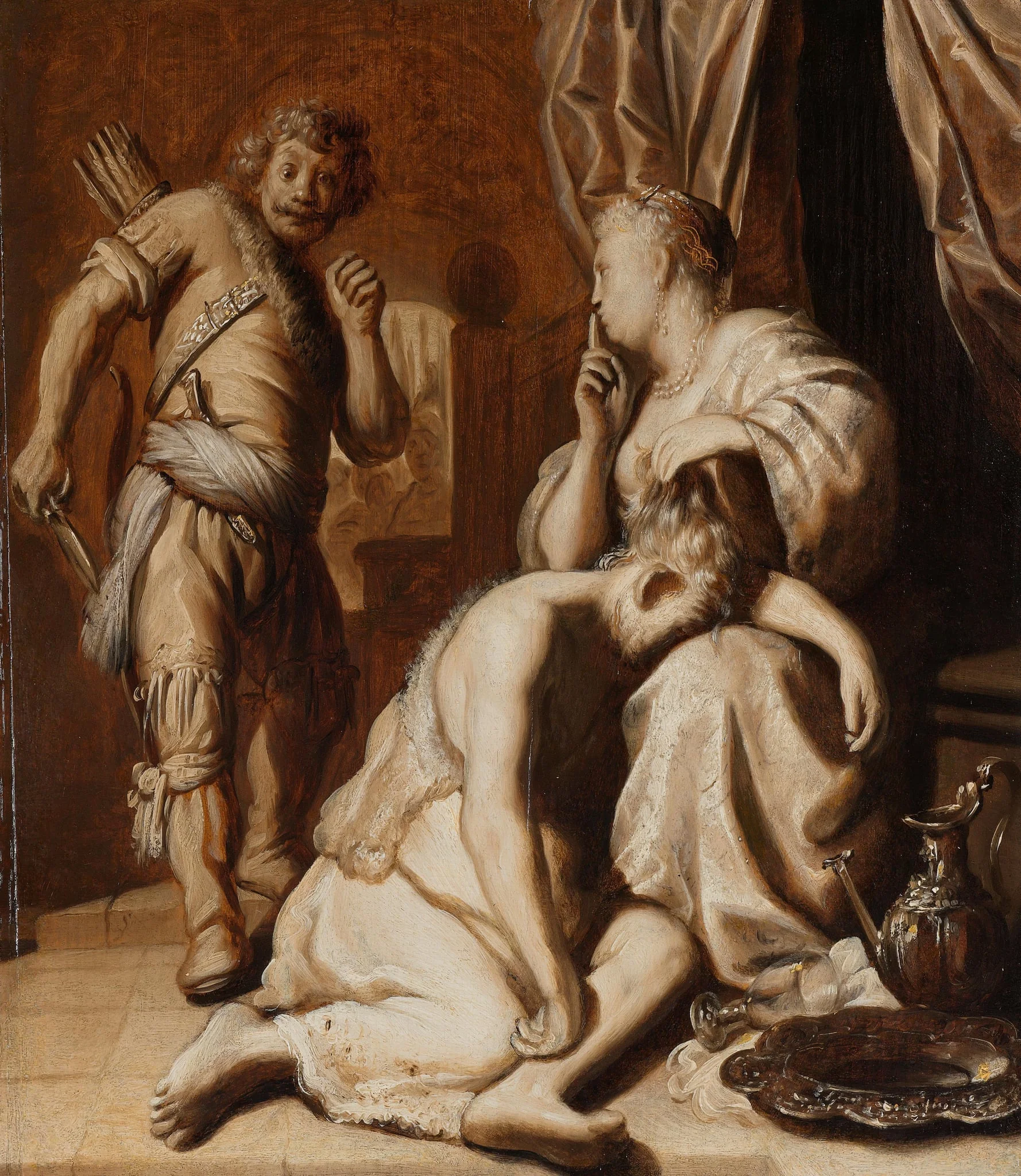 Samson and Delilah, by Unknown, unspecified, 1626