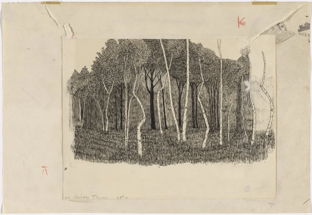 Untitled, by Emile Branchard, ink, 1930