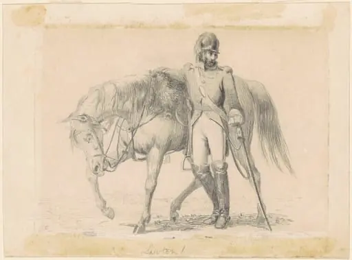 Dragoon with His Charger