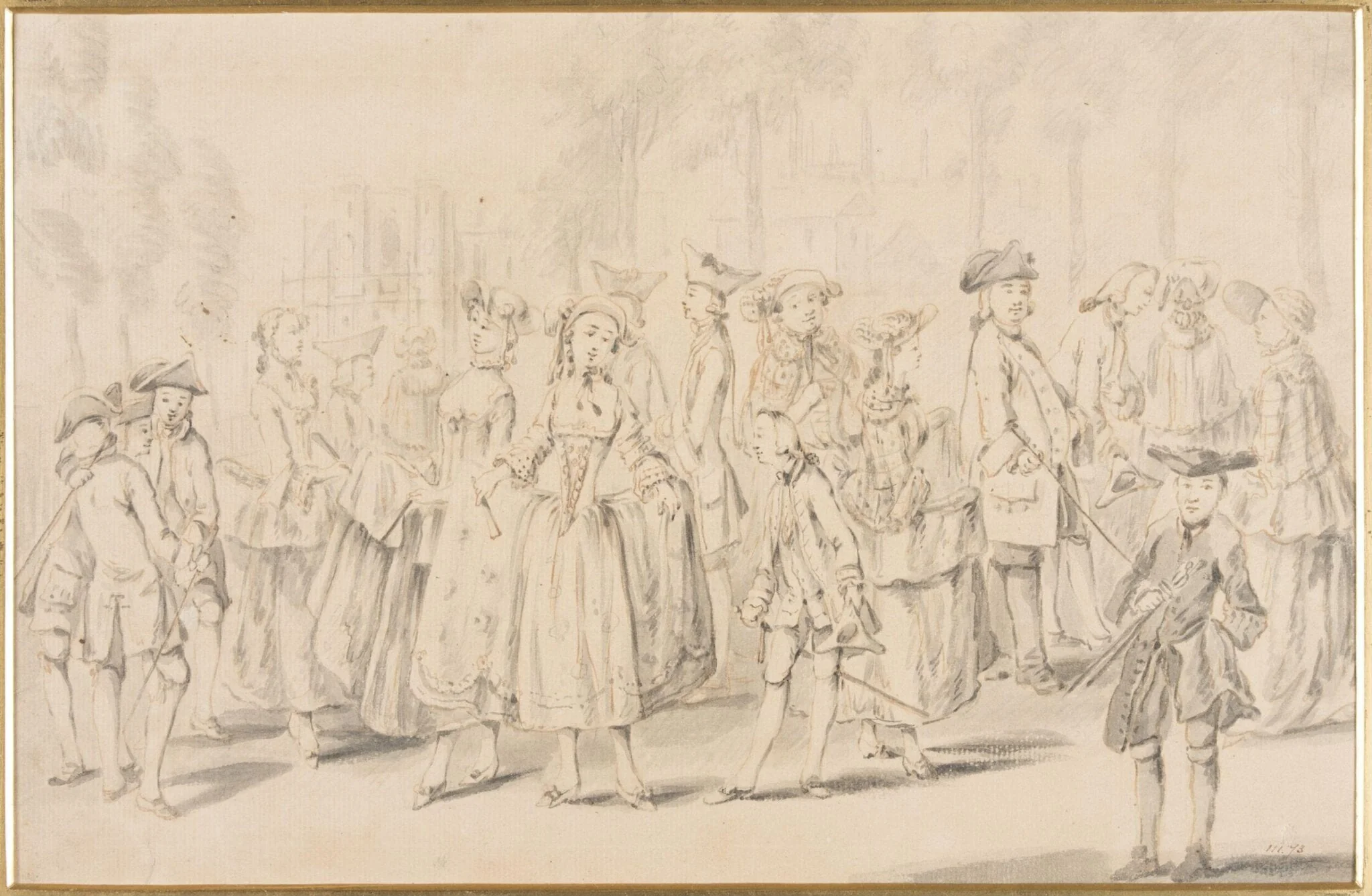 Promenaders in St. James' Park