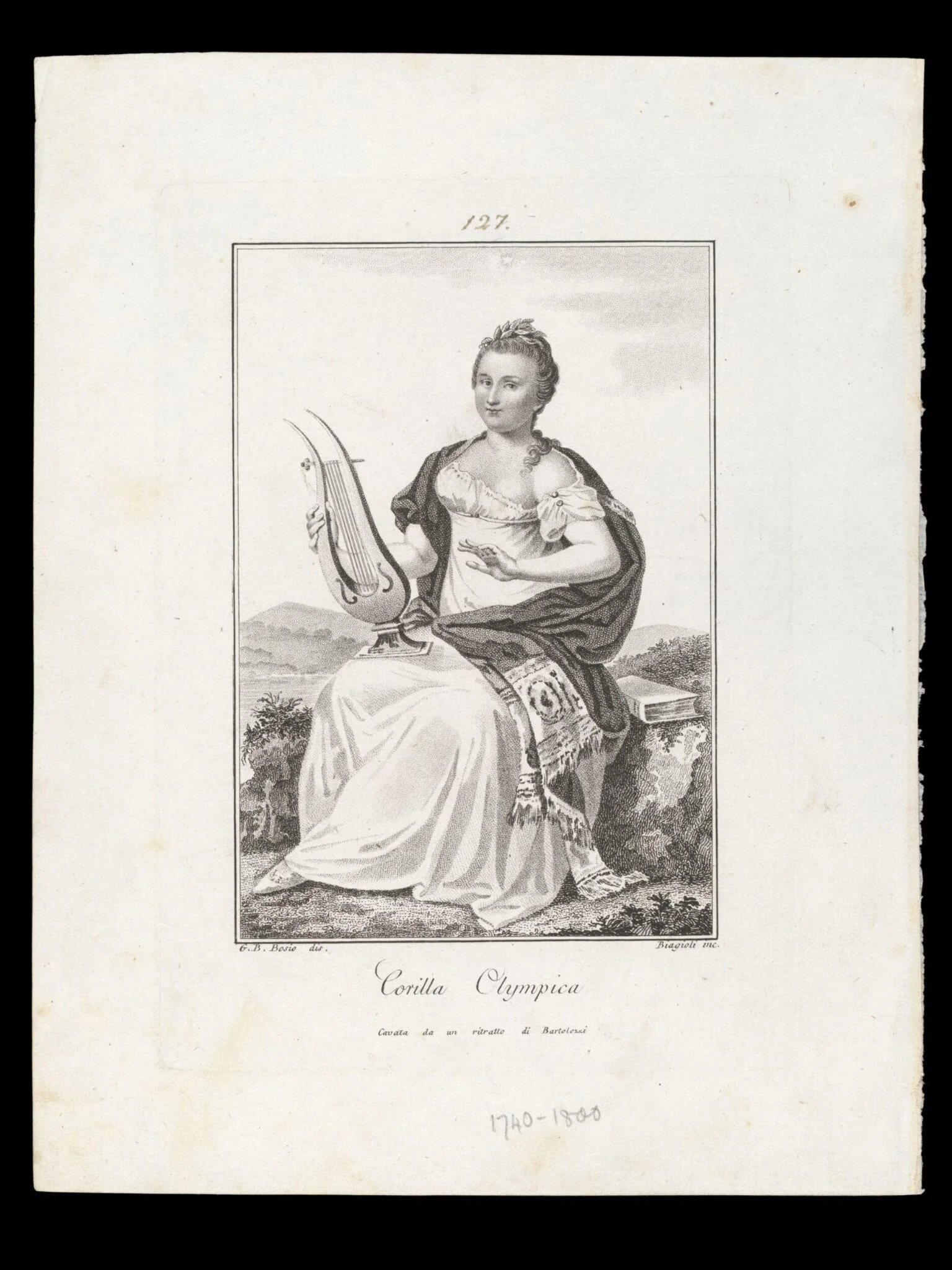 H Beard Print Collection, by G. B. Bosio, 1750