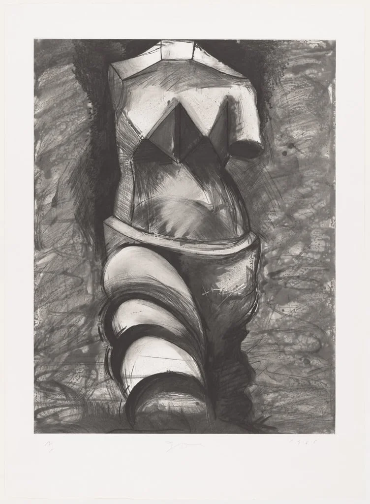 Untitled, by Jim Dine, ink, 1985