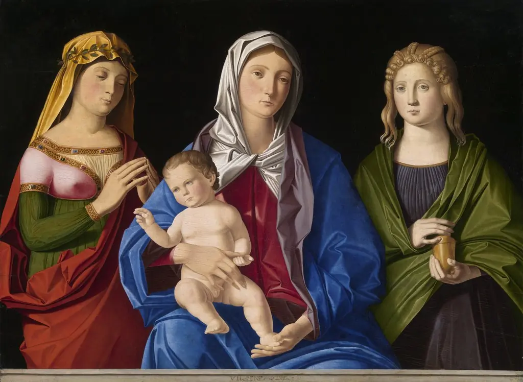 Virgin and Child with Saint Mary Magdalene and Another Female Saint